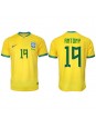 Brasilien Antony #19 Replika Hemmakläder VM 2022 Kortärmad